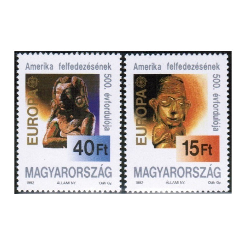 Hungary stamps (1992) for sale. Voyages of Discovery in America