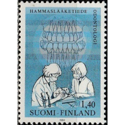 Suomijos pašto ženklai (1984). Odontologija