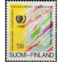 Suomijos pašto ženklai (1985). Tarptautiniai jaunimo metai