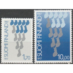Suomijos pašto ženklai (1987). Nepriklausomybės sukaktis