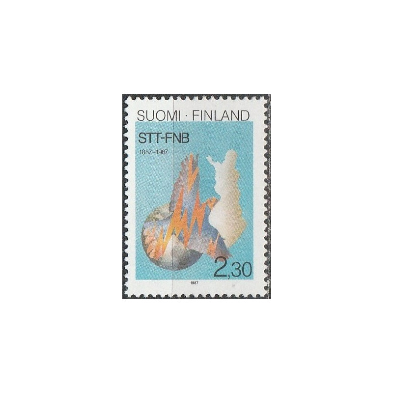 Suomijos pašto ženklai (1987). Naujienų agentūra