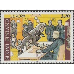 Suomijos pašto ženklai (1996). Europa (moterų teisės)