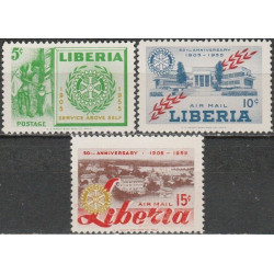 Liberijos pašto ženklai (1955). Rotary International