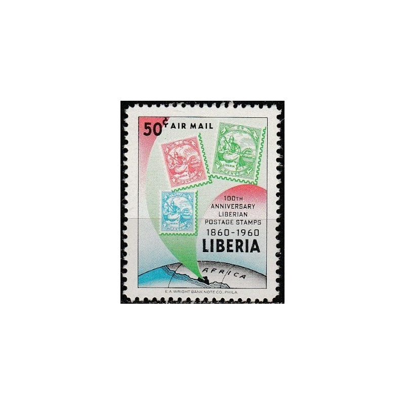 Liberijos pašto ženklai (1960). Ženklai ženkluose (ženklas iš bloko)