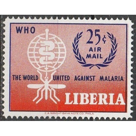 Liberia stamps (1962) for sale. Anti-malaria campaign