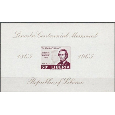 Liberia stamps (1965) for sale. President A.Lincoln