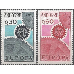 Andoros pašto ženklai (1967) - Fantastiškos Europa ženklų kainos