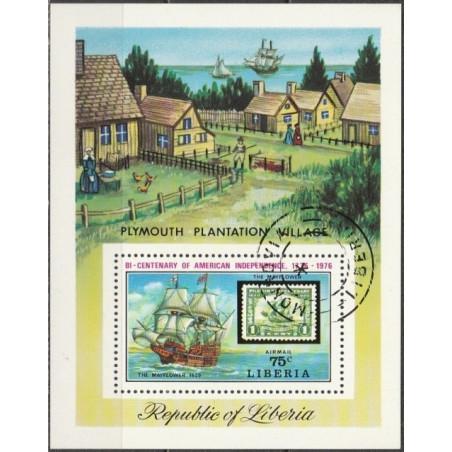 Liberijos pašto ženklai (1975). Amerikos revoliucija