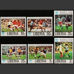 Liberia stamps (1978) for sale. FIFA World Cup