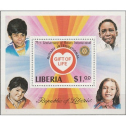 Liberijos pašto ženklai (1979). Rotary International 75-eri