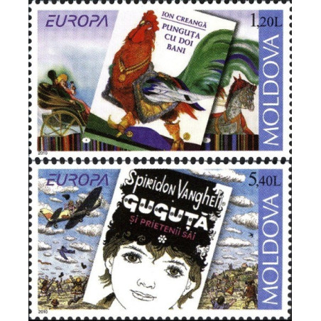 Moldavijos pašto ženklai (2010). Vaikų literatūra