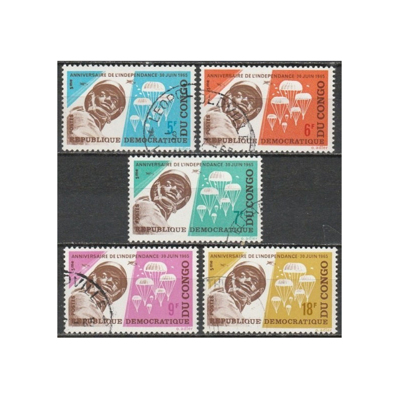 Kongo pašto ženklai (1965). Nepriklausomybės sukaktis