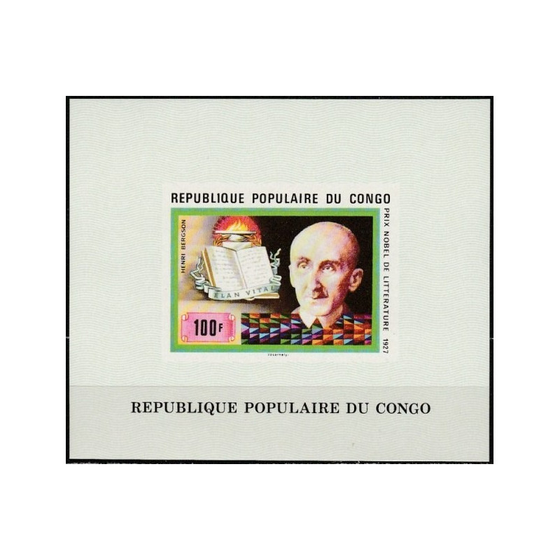 Kongas (Brazavillis) 1978. Nobel premijos laureatas rašytojas Henri Bergson