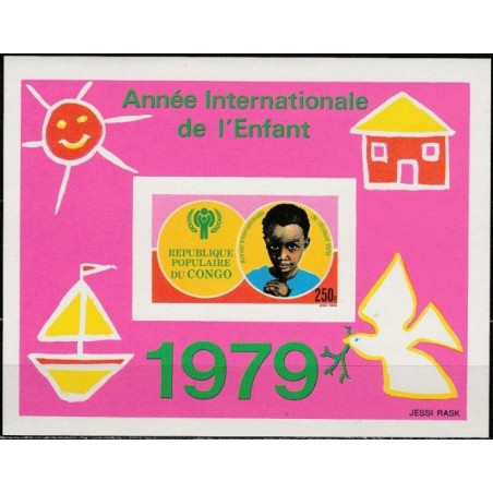 Kongo pašto ženklai (1979). Tarptautiniai vaiko metai