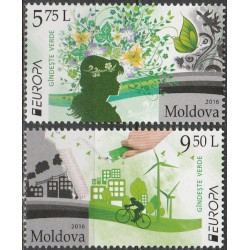 Moldavijos pašto ženklai (2016). Aplinkos apsauga