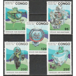 Congo stamps (1993) for sale. Underwater research