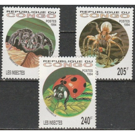 Kongo pašto ženklai (1994). Vabzdžiai
