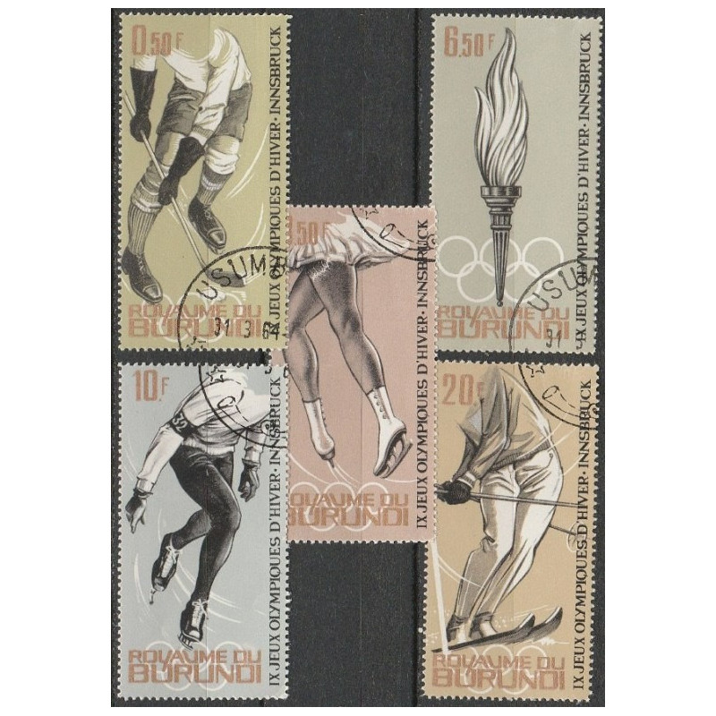 Burundi stamps (1964) for sale. Winter Olympic Games Innsbruck