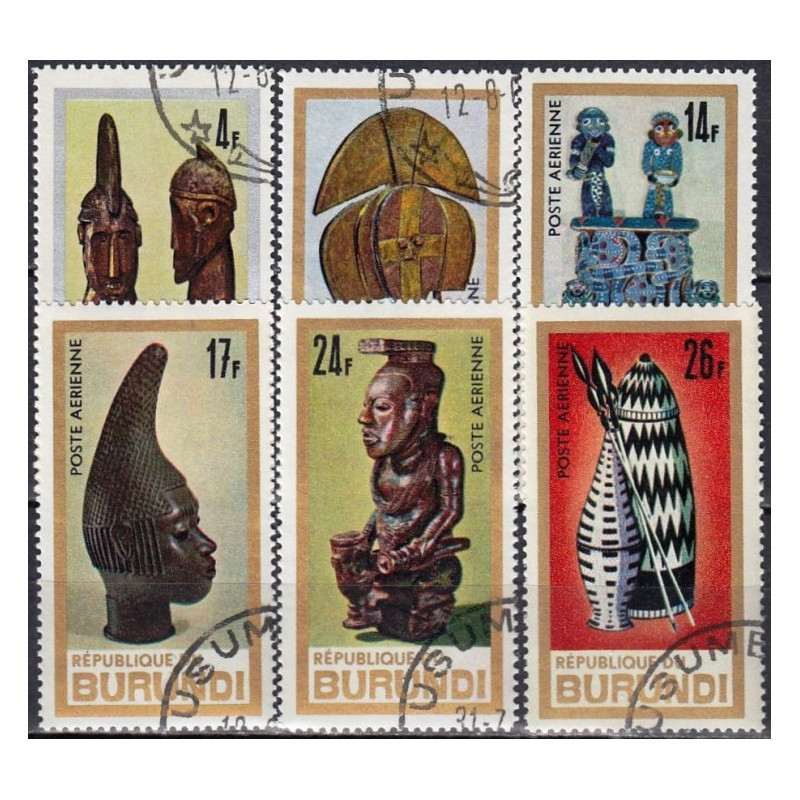 Burundi stamps (1967) for sale. Artisanal handicraft