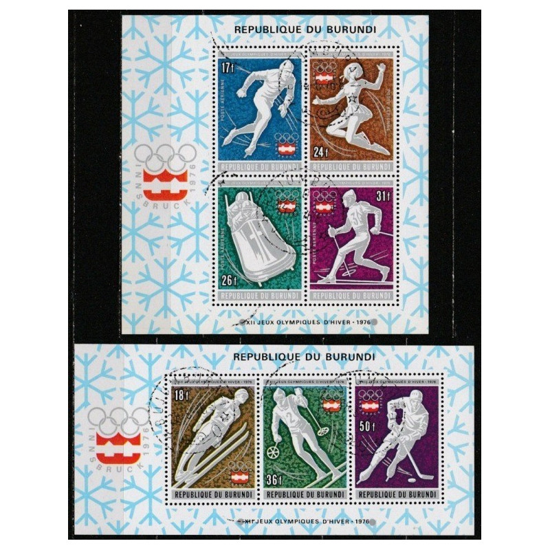 Burundi stamps (1976) for sale. Winter Olympic Games Innsbruck