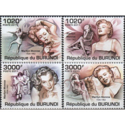 Burundi stamps (2011) for sale. Marilyn Monroe