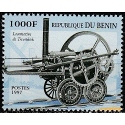 Benino pašto ženklai (1997). Senoviniai lokomotyvai
