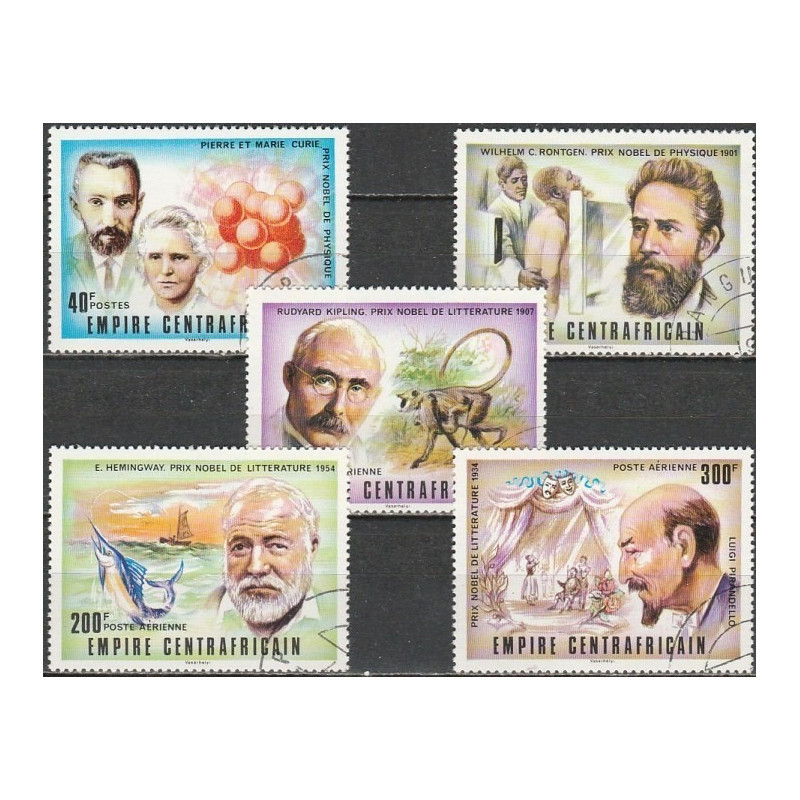 Centrinės Afrikos Respublika 1977. Nobel premijos laureatai
