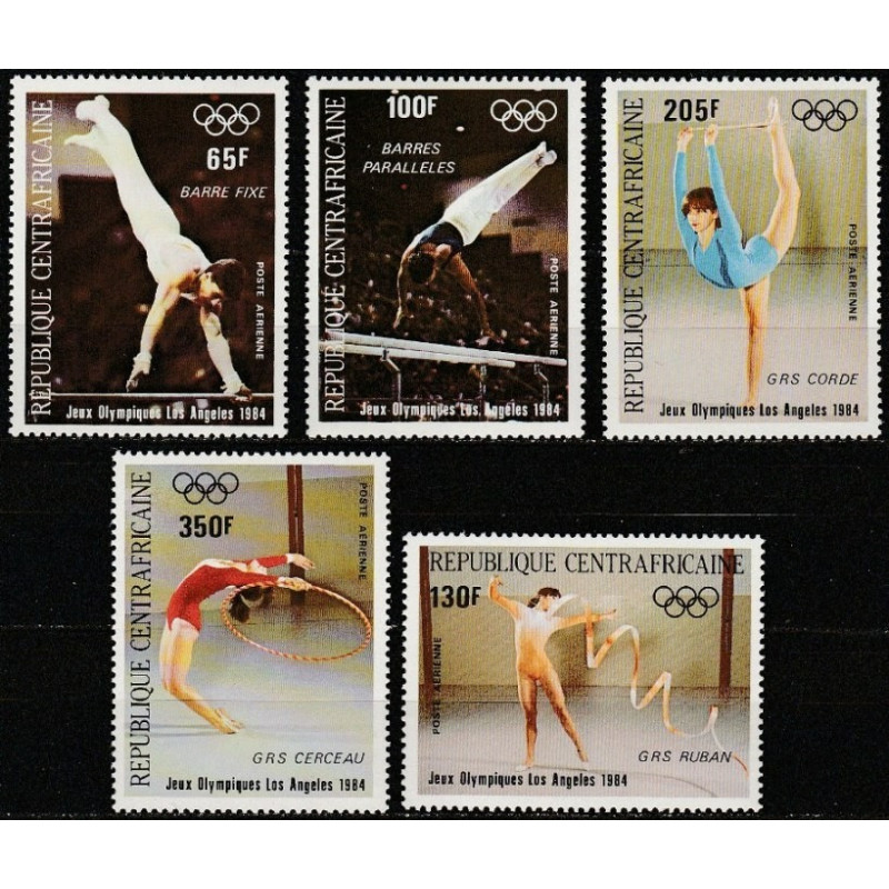 Central African Republic stamps (1984) for sale. Olympic Games Los Angeles