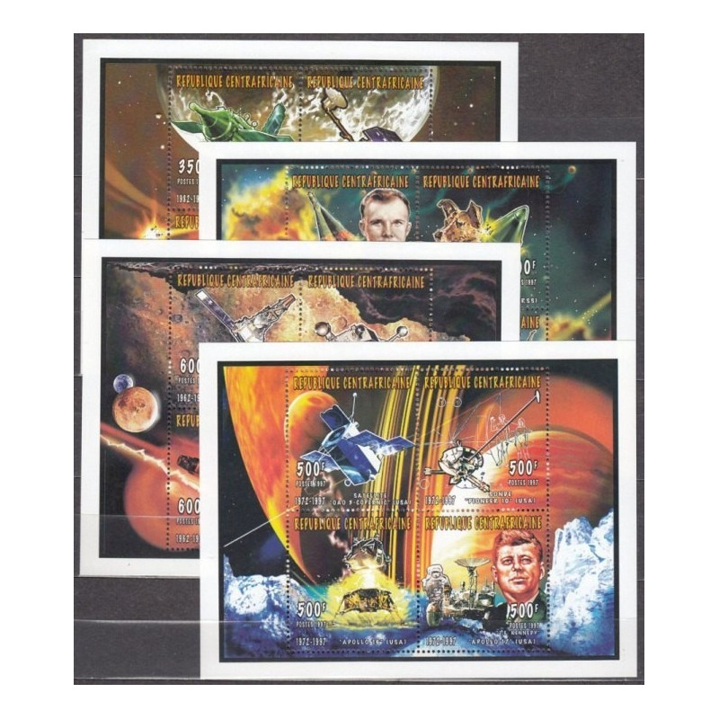 Central African Republic stamps (1997) for sale. Space exploration