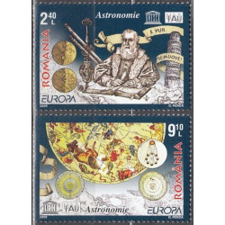 Rumunijos pašto ženklai (2009). Europa (Astronomija)
