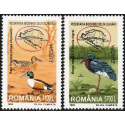 Rumunijos pašto ženklai (1999). Gamtos rezervatai ir draustiniai