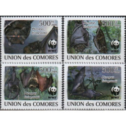 Comoros stamps (2009) for sale. Bats