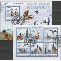 Comoros stamps (2009) for sale. Ducks