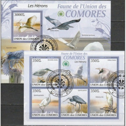 Comoros stamps (2009) for sale. Herons