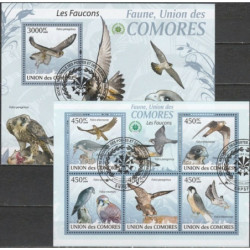 Comoros stamps (2009) for sale. Falcons