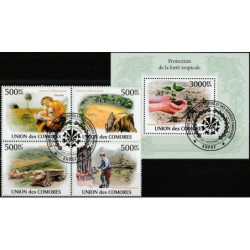Comoros stamps (2010) for sale. Tropical forests