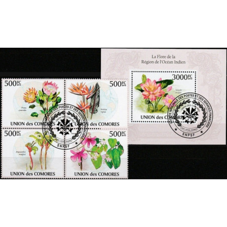 Komorų pašto ženklai (2010). Flora Indijos vandenyno regione