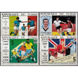 Chad stamps (1970) for sale. Winners of FIFA World Cups