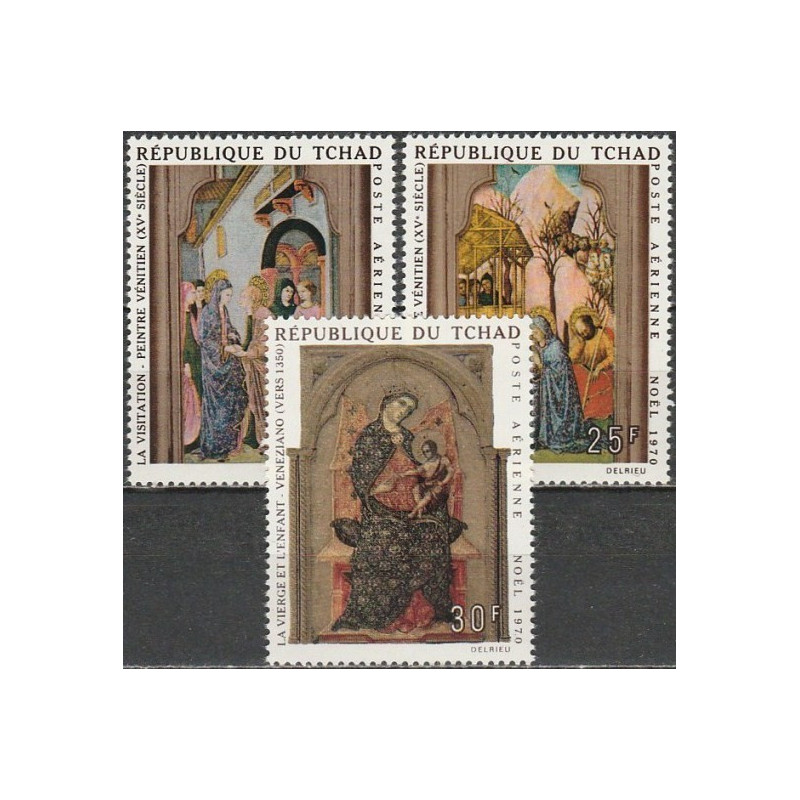 Chad stamps (1970) for sale. Religious paintings (Italian masters)