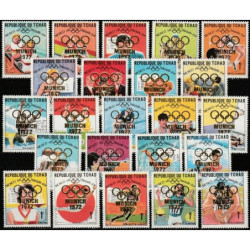Chad stamps (1972) for sale. Summer Olympic Games Munich