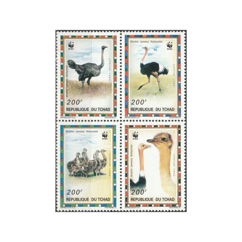 Čado pašto ženklai (1996). Stručiai