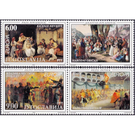 Jugoslavijos pašto ženklai (1998). Nacionalinės šventės ir tradicijos