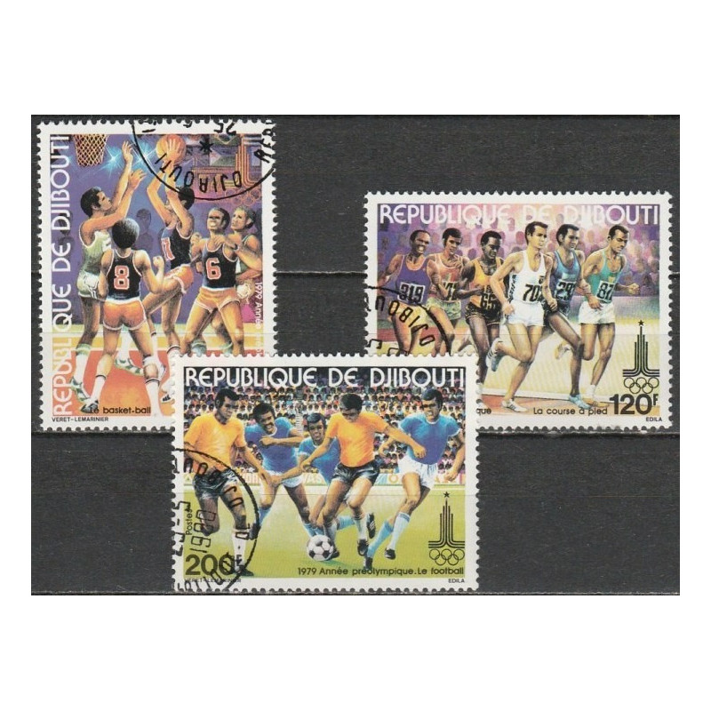 Djibouti stamps (1979) for sale. Summer Olympic Games Moscow