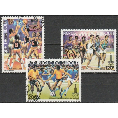 Djibouti stamps (1979) for sale. Summer Olympic Games Moscow