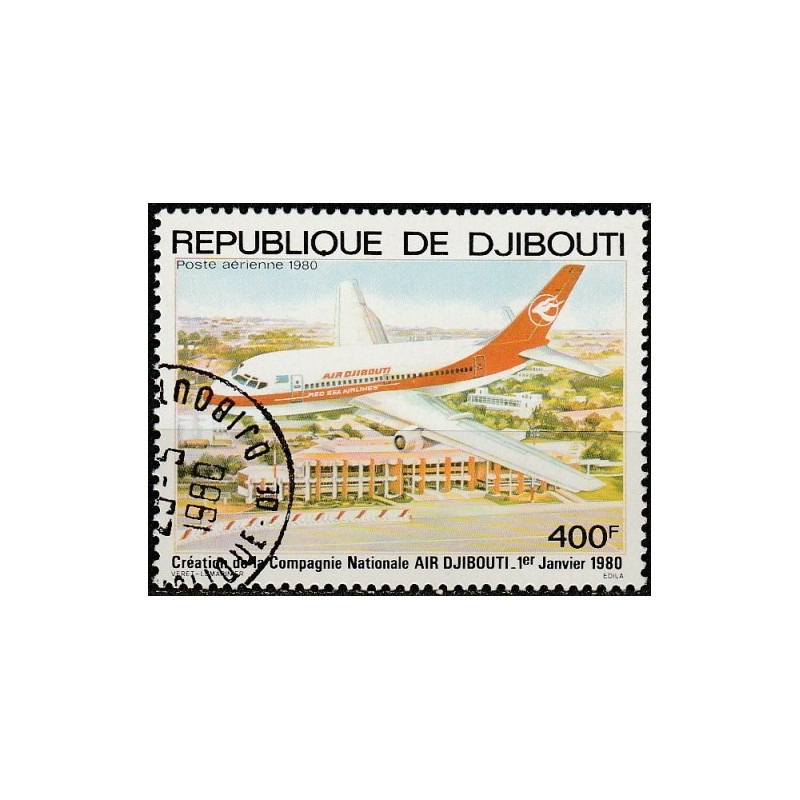 Džibučio pašto ženklai (1980). Nacionalinės avialinijos
