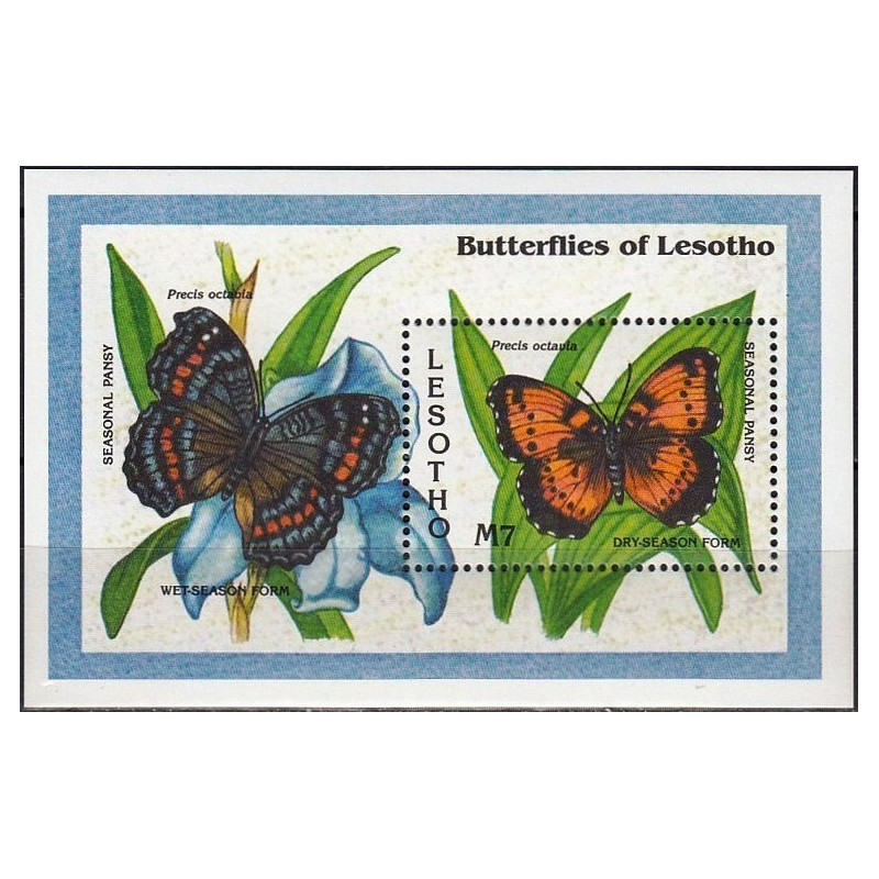 Lesotho stamps (1993) for sale. Butterflies