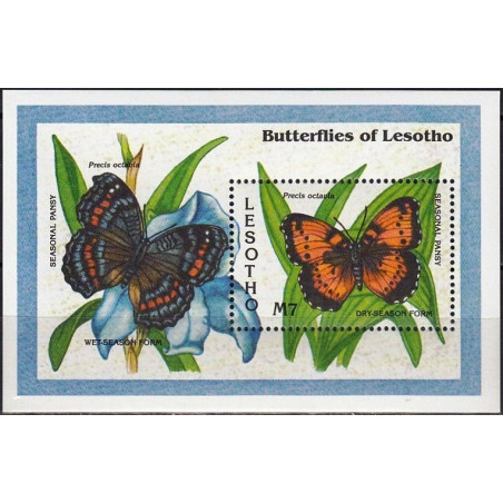 Lesotho stamps (1993) for sale. Butterflies