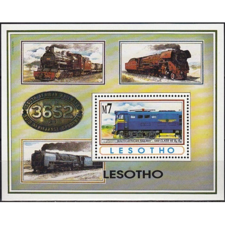 Lesotho stamps (1993) for sale. African Trains