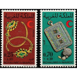Morocco stamps (1972) for sale. Red Cross