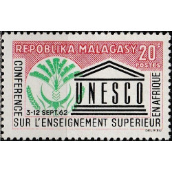 Madagaskaro pašto ženklai (1962). UNESCO konferencija